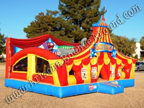 Circus themed bounce house rentals in Phoenix Arizona